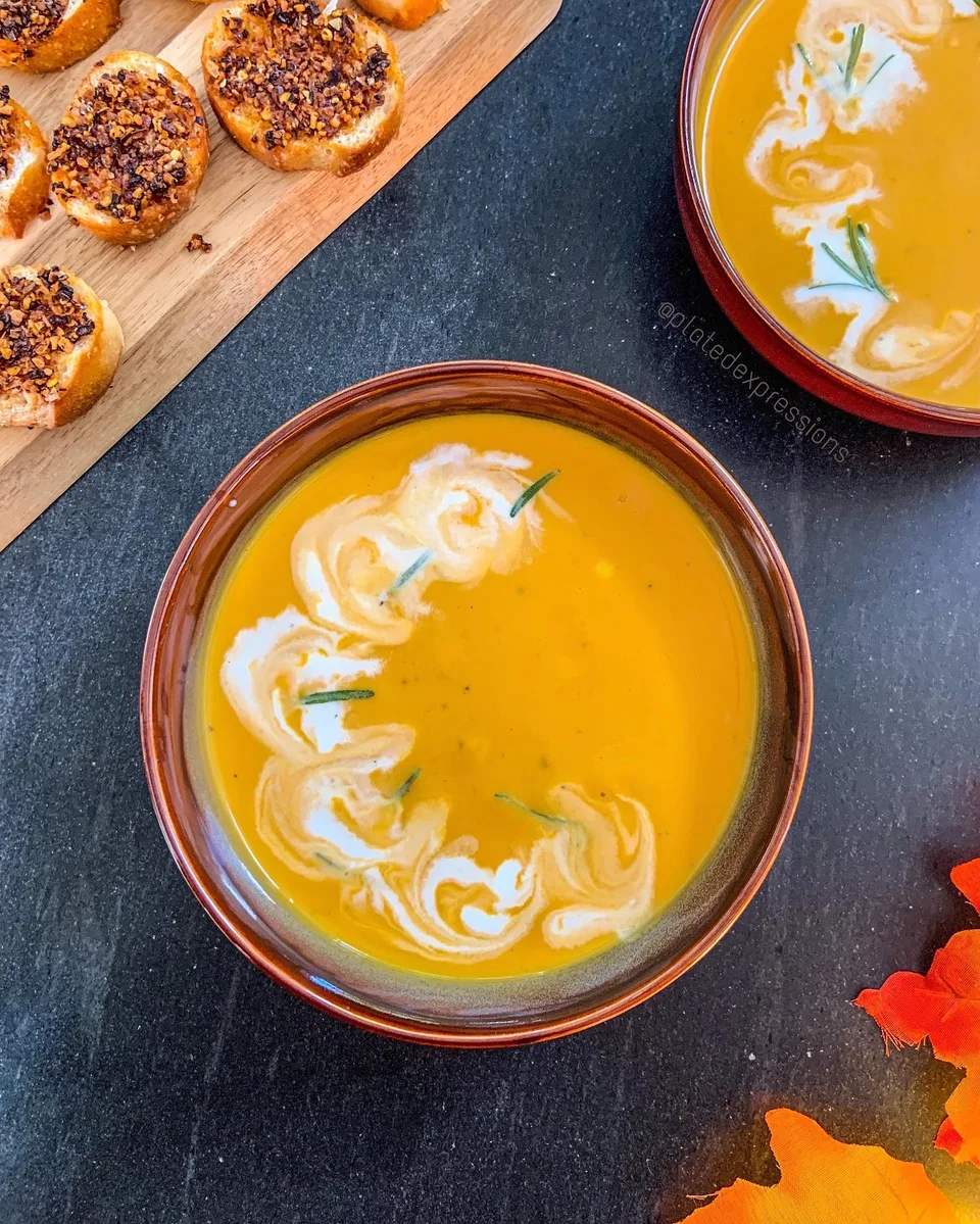 Mmmm... the goodness of carrot ginger soup., 1 of 1