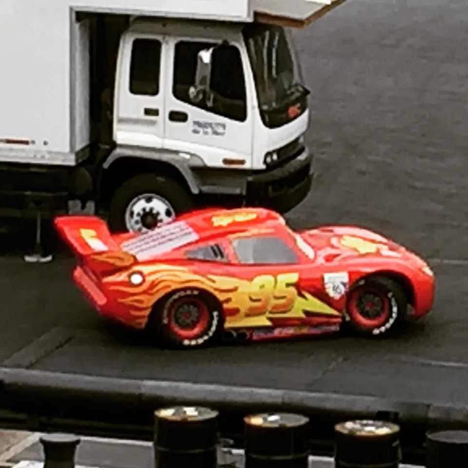 Caught escaping... #lighteningmcqueen #carsthemovie, 1 of 1