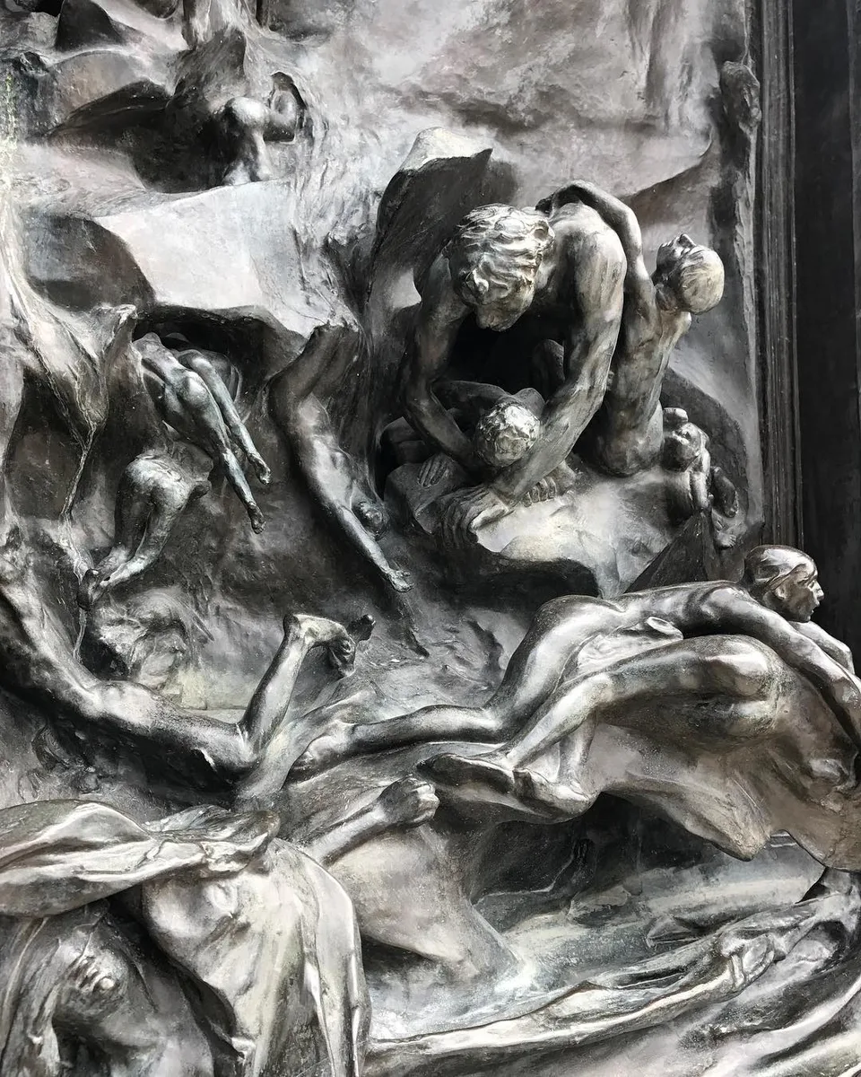 Metal with emotions... #postcardsfromparis #sculpture #carving #rodin…, 1 of 1