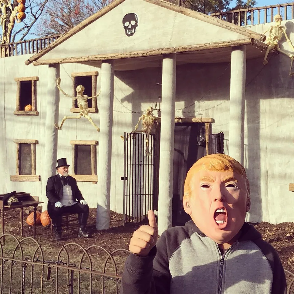 Now wouldn't that be scary? #halloween #whosmakingittothewhitehouse…, 1 of 1