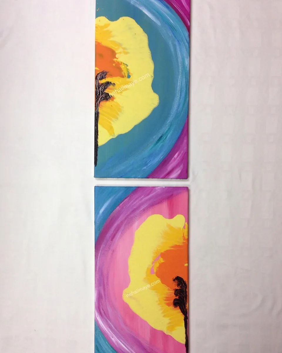 Yin & Yang, a painting by Neha