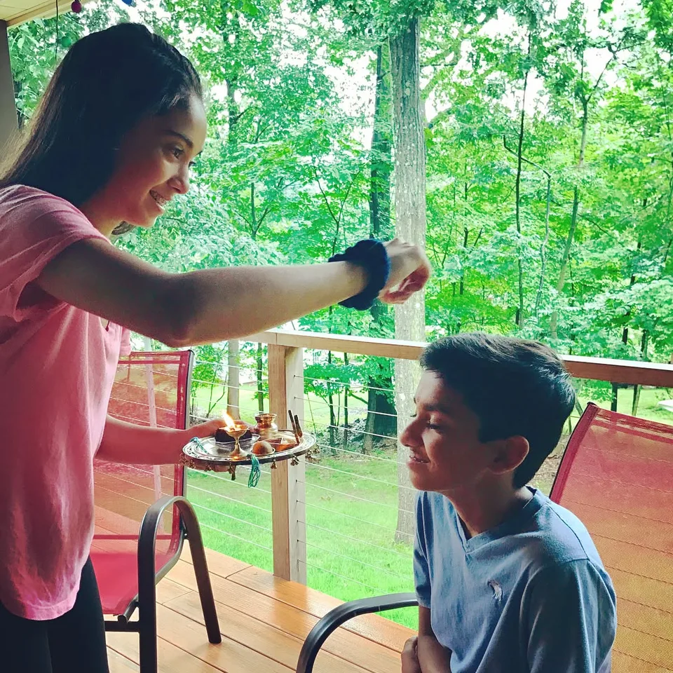 Happy Rakshabandhan to these crazies! #siblinglove #traditions…, 1 of 3