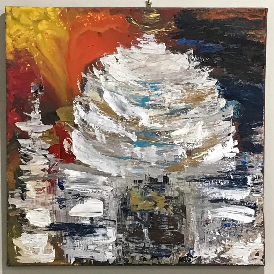 "Wonder"... #nehalimaye #anexpressionist #originalart #art #painting…, a painting by Neha