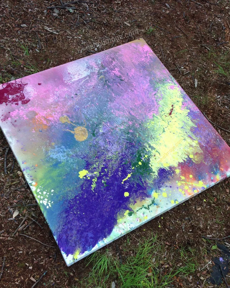 A splash of summer!, a painting by Neha