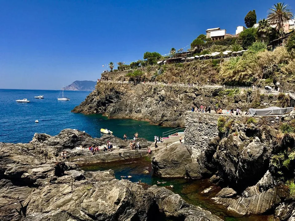You've got to climb the rocks to get the view #celestialcinqueterre…, 1 of 1