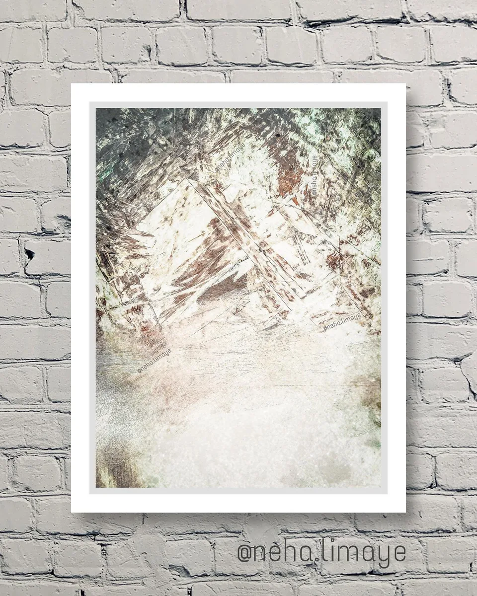 The peek of a peak, a painting by Neha